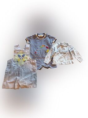 Florence Eiseman Summer Nautical Baseball (3) Pc. Bundle 3-12 Months